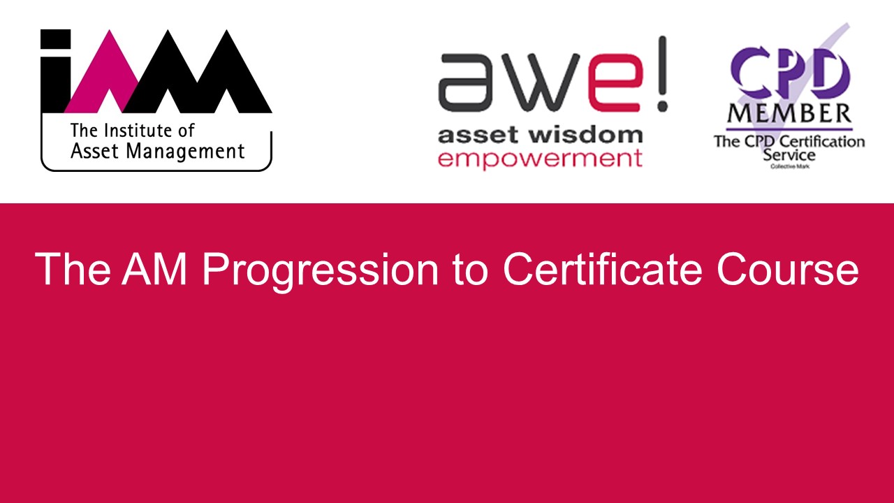 4. The AM Progression to Certificate Course